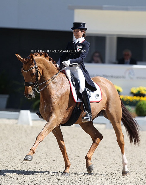 Yuko Kitai and Chupa Cup AS at the 2018 CDI Aachen Dressage Days :: Photo © Astrid Appels