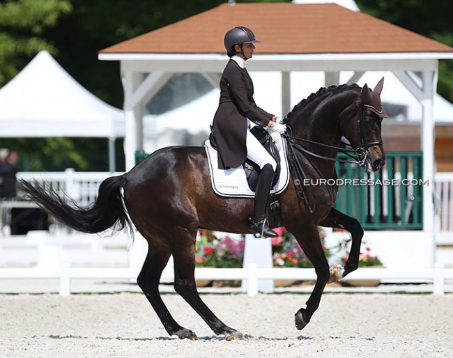Barbara Bertschinger and Rubin Cortes at the 2018 CDIO Compiegne :: Photo © Astrid Appels
