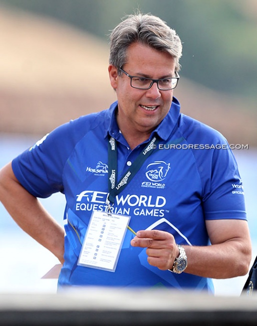 Thomas Baur at the 2018 World Equestrian Games :: Photo © Astrid Appels
