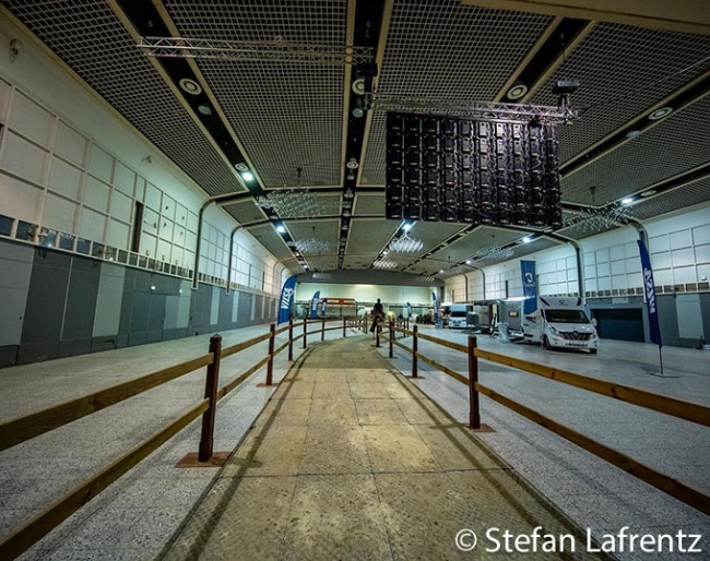 Empty corridors at the 2020 CDI Dortmund when corona hit Europe and the continent went into lockdown :: Photo © Stefan Lafrentz
