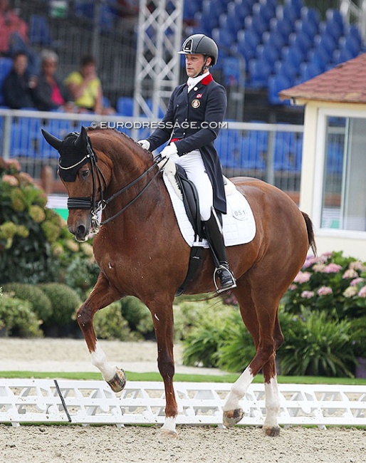 Jonas Elvebakk and Citta at the 2021 European Dressage Championships :: Photo © Astrid Appels