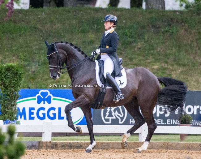 Isabell Werth and Superb in the Louisdor Cup qualifier at the 2021 CDI Munich :: Photo © Petra Kerschbaum