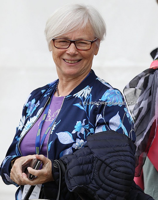 Danish 5* judge Susanne Baarup is president of the ground jury at the 2022 World Championships in Herning :: Photo © Astrid Appels