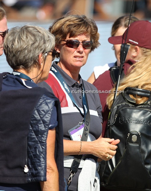 Anne-Mette Binder at the 2021 European Dressage Championships :: Photo © Astrid Appels