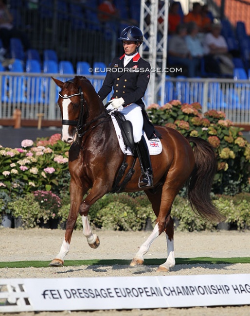 Alexander Harrison and Diamond Hill at the 2021 European Under 25 Championships in Hagen :: Photo © Astrid Appels