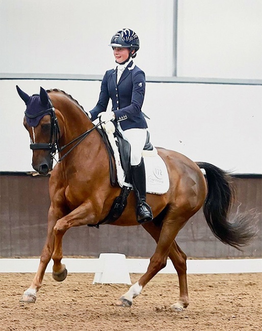 Chloe Hill and Headmore Delegate are a new combination on the British youth scene :: Photo © Kevin Sparrow