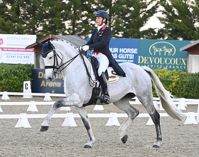 Anna Ross and her rising Grand Prix horse Habouche :: Photo © Kevin Sparrow