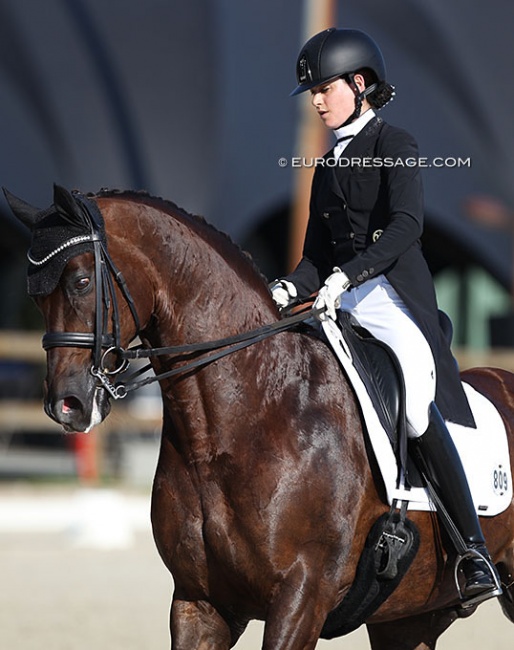 Judit Sarda Mane and Don Primus at the 2021 CDI Grote Brogel :: Photo © Astrid Appels