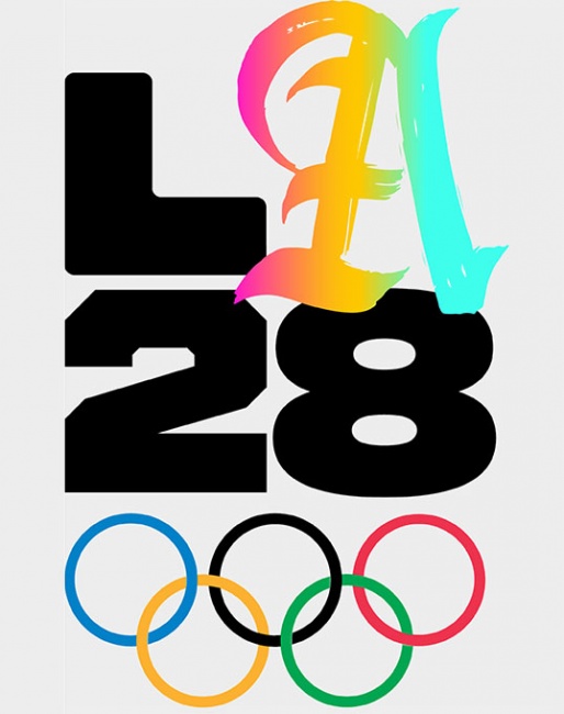 Logo for the 2028 Olympic Games in Los Angeles