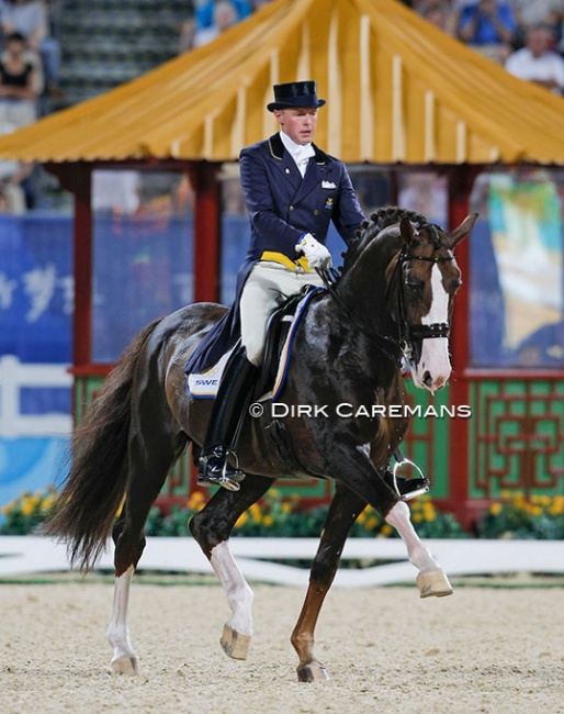 Jan Brink and Bjorsells Briar at th 2008 Olympic Games in Hong Kong :: Photo © Dirk Caremans