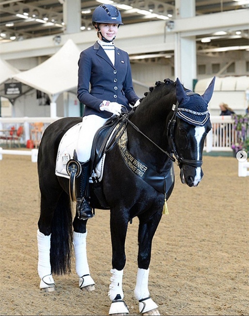 Sofia Games on former Dutch team pony Next Black Magic 