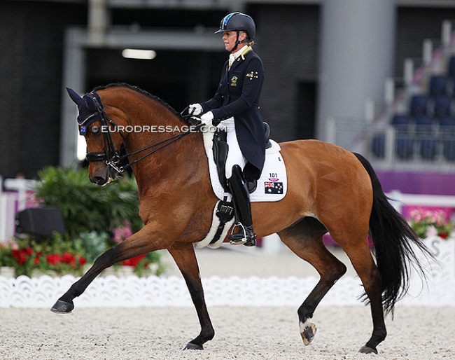 Mary Hanna and Calanta at the 2021 Olympic Games :: Photo © Astrid Appels