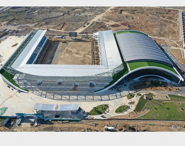 Tonglu Equestrian Center under construction for 2022 Asian Games