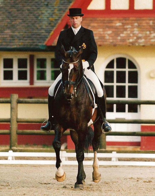 Johan Zagers and Mio d'Baugy at the 2001 CDI Le Touquet :: Photo © private