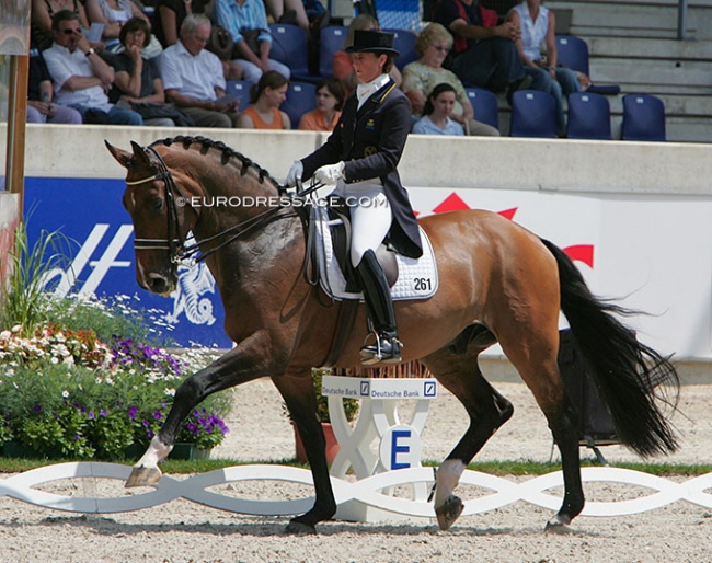 Tinne Vilhelmson-Silfven and Solos Carex at the 2009 CDIO Aachen :: Photo © Astrid Appels