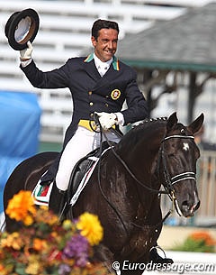 Galopin de la Font at the 2010 World Equestrian Games in Lexington :: Photo © Astrid Appels