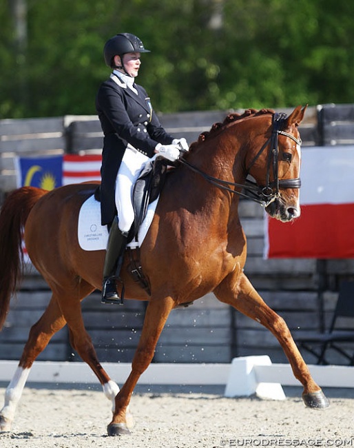 Ellen Linden Urnes and Fairy Tale at the 2019 CDI Sint-Truiden :: Photo © Astrid Appels