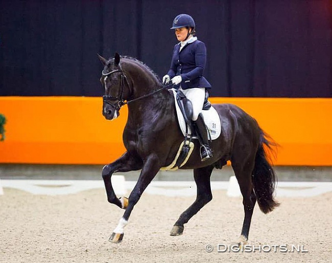 Jennifer Sekreve and Indigro at the 2020 Dutch Winter Championships :: Photo © Digishots