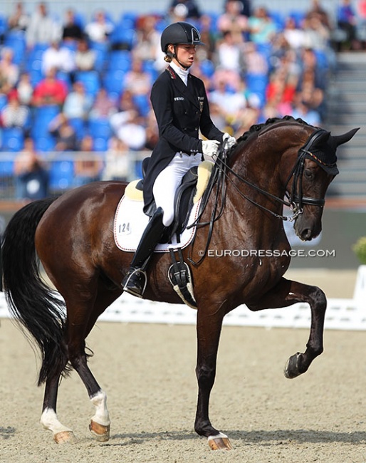Lindner and Sunfire at the 2021 European Under 25 Championships :: Photo © Astrid Appels