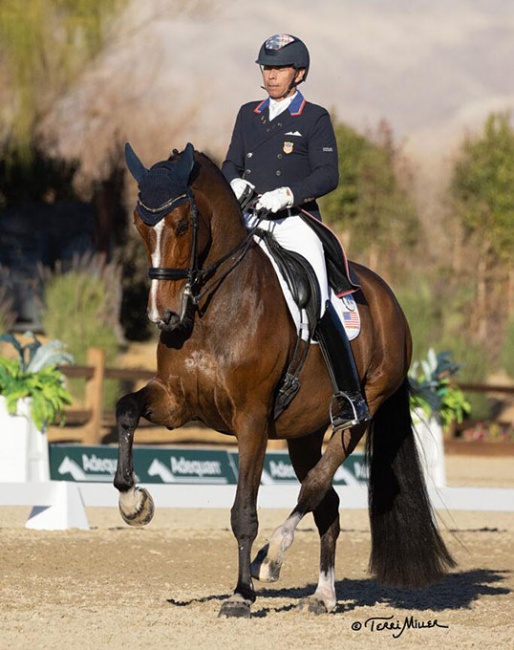 Steffen Peters and Suppenkasper at the 2022 CDI Thermal :: Photo © Terri Miller
