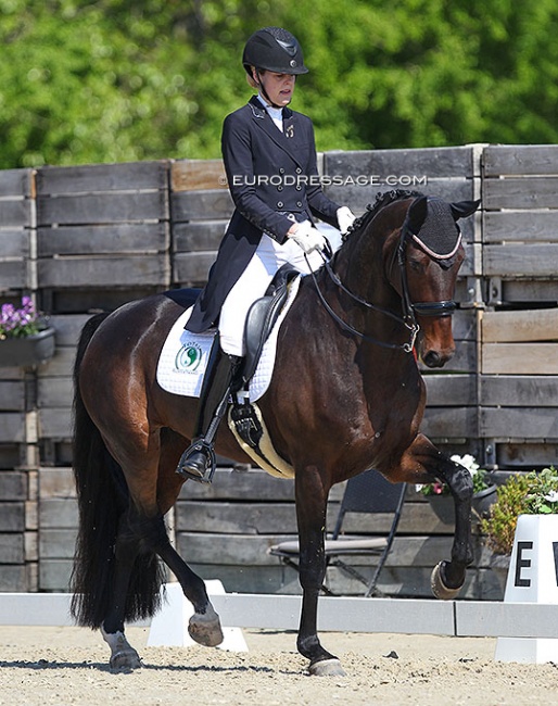 Sandra Dahlin and Ichi at the 2019 CDI Sint-Truiden :: Photo © Astrid Appels