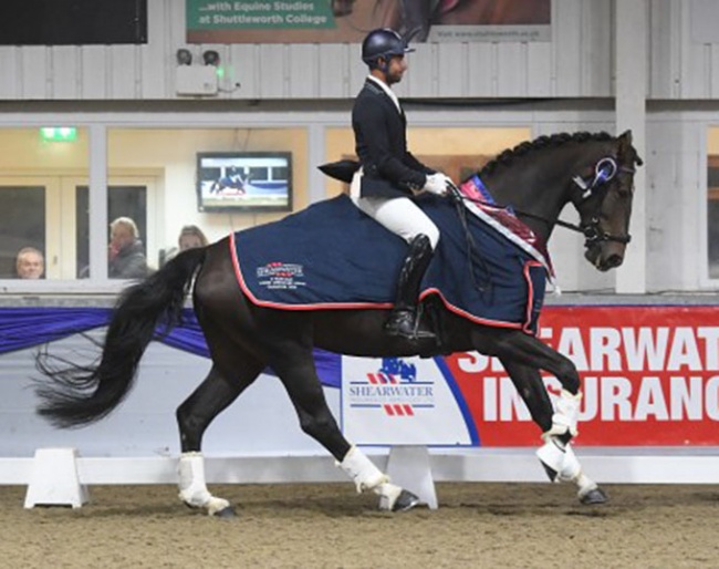 Nicky Callum and High Hoes Estelle won the 2020 British Young Horse Championships