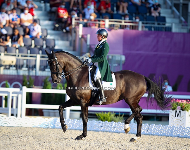 Heike Holstein and Sambuca at the 2021 Olympic Games in Tokyo :: Photo © Astrid Appels