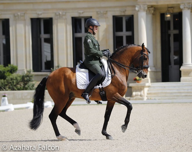 Joao Victor Marcari Oliva and Escorial HorseCampline at the 2022 CDI Jerez de la Frontera :: Photo © © Azahara Falcon