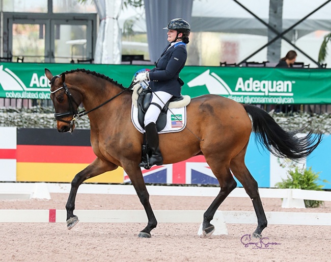 Beatrice De Lavalette and Clarc showed they haven’t skipped a beat since their appearance in the 2021 Paralympics, scoring 72.848% for the win :: Photo © SusanJStickle.com