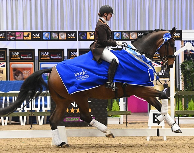 Becky Moody and Jagerbomb at the 2022 British Winter Championships :: Photo © Kevin Sparrow
