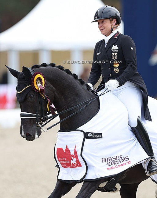 Isabell Werth and Superb at the 2022 CDI Hagen :: Photo © Astrid Appels
