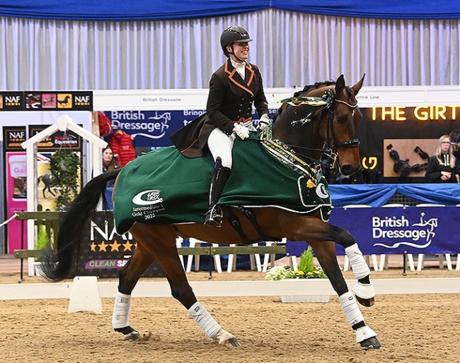 Becky Moody and Jagerbomb at the 2022 British Winter Championships :: Photo © Kevin Sparrow