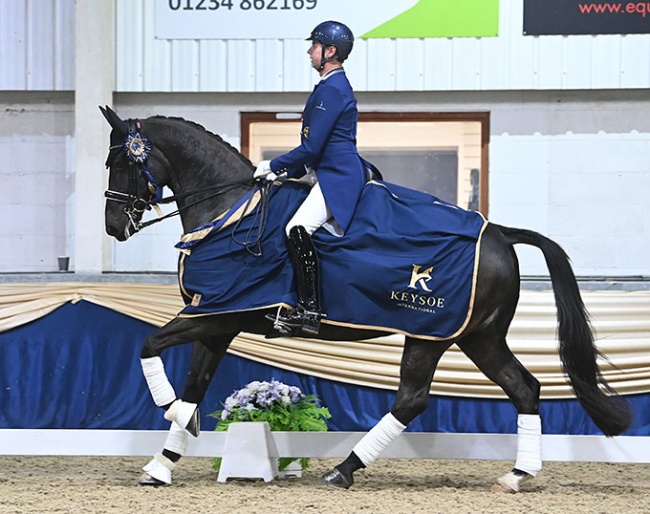 Carl Hester and En Vogue at the 2022 CDI Keysoe :: Photo © Kevin Sparrow