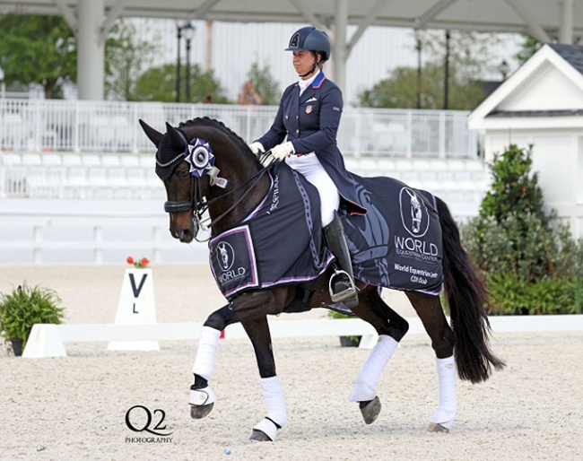 Katie Duerrhammer and Paxton at the 2022 CDI Ocala :: Photo © Q2 Photography