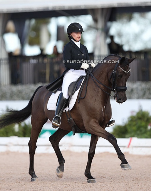 Mackenzie Peer and Ansgar at the 2022 CDI Wellington :: Photo © Astrid Appels