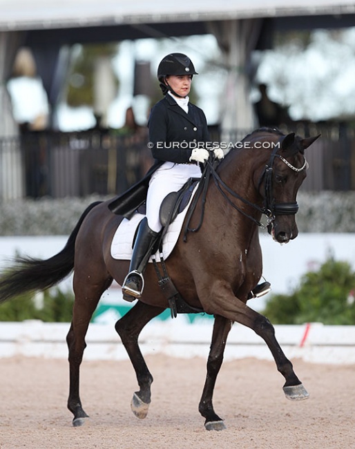 Mackenzie Peer and Ansgar at the 2022 CDI Wellington :: Photo © Astrid Appels