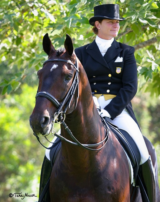 Leslie Morse and KWPN stallion Kingston :: Photo © Terri Miller