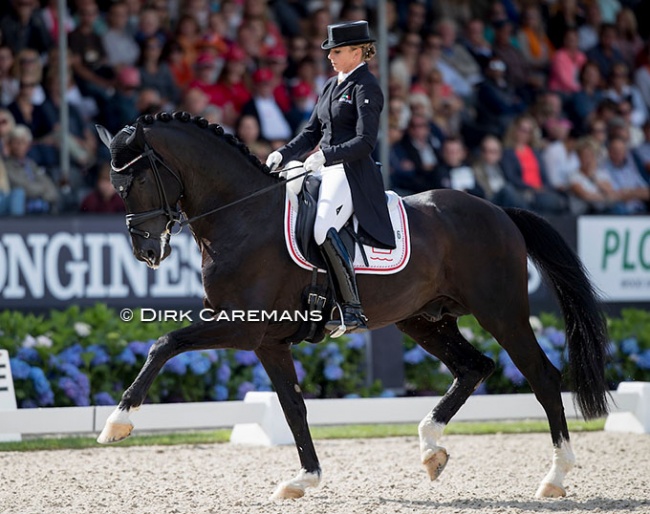 Sezuan at the highpoint of his career, winning his third World Champion's title with Dorothee Schneider :: Photo © Dirk Caremans
