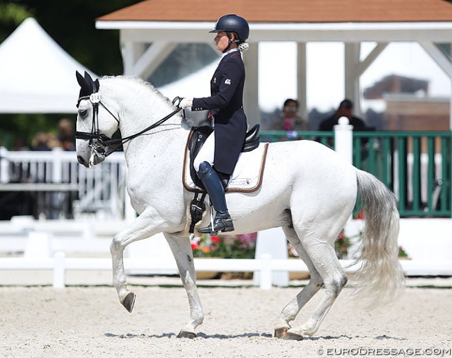 Anne Sophie Serre and Vistoso de Massa at the 2018 CDIO Compiegne :: Photo ©