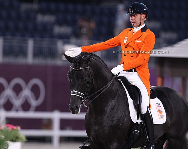 Hans Peter Minderhoud and Dream Boy at the 2021 Olympic Games in Tokyo :: Photo © Astrid Appels