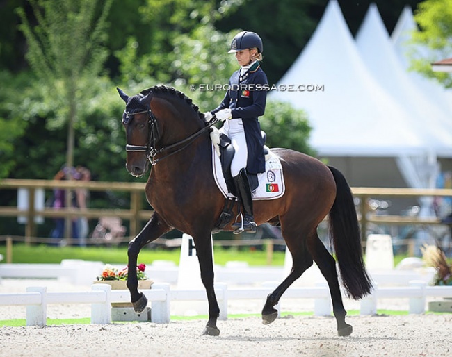 Maria Caetano and Fenix de Tineo at the 2022 CDIO Compiegne :: Photo © Astrid Appels