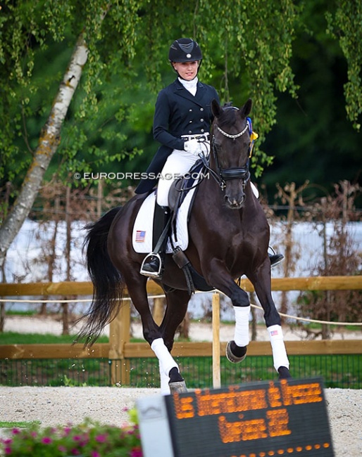 Mackenzie Peer and Ansgar at the 2022 CDIO Compiegne :: Photo © Astrid Appels