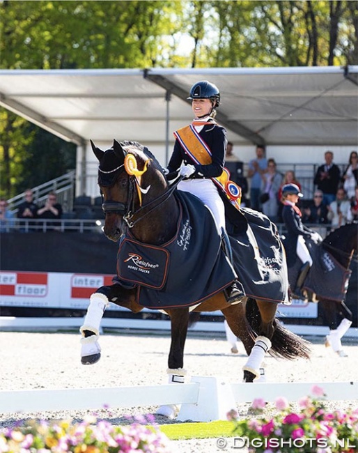 Dinja van Liere and Hermes are the 2022 Dutch Grand Prix Champions :: Photo © Digishots