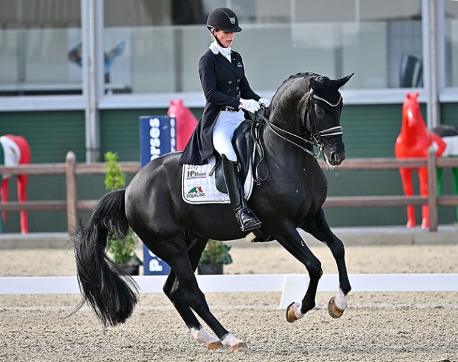 Isabel Freese and Total Hope at the 2022 Aachen Dressage Days in Hagen :: Photo © Pferdefotografie Mhisen