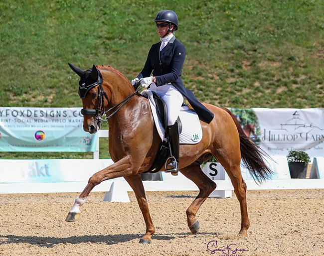 Silva Martin and Esperanto at the 2022 CDI Lexington :: Photo © Sue Stickle