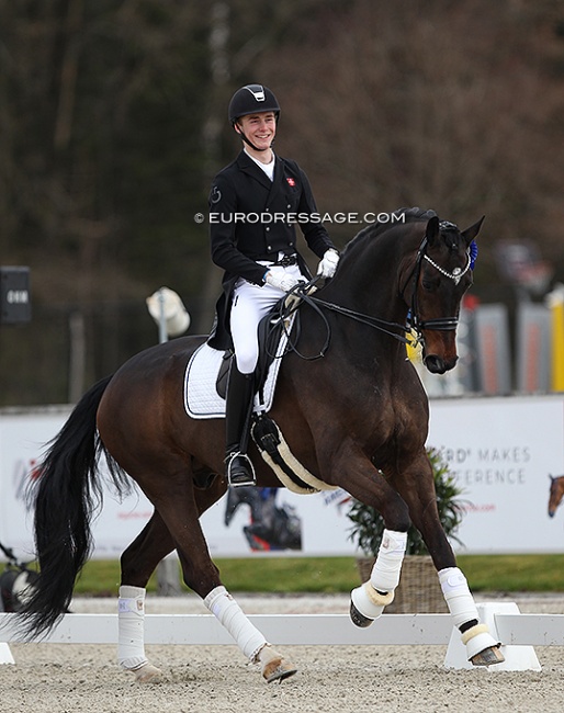 Kristian Wurtz Green and Bovbjergs Zhivago at the 2022 CDI Opglabbeek :: Photo © Astrid Appels