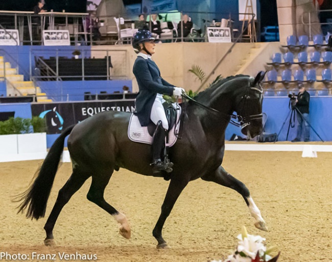 Gaylene Lennard and Jax Johnson at the 2022 CDI Sydney :: Photo © Franz Venhaus