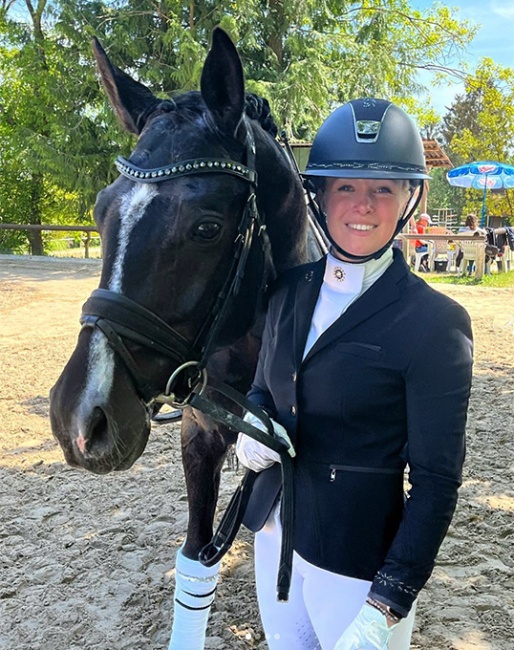 Katharina Hemmer and Special Gold PCH at the 2022 CDN Vöhl :: Photo © private