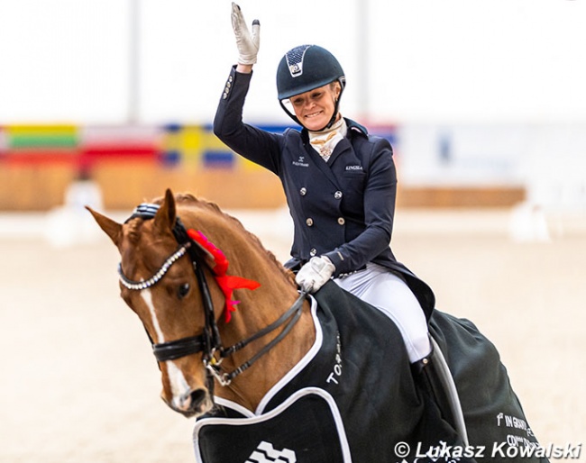 Jeanna Hogberg on Badinda Altena at the 2022 CDI Zakrzow :: Photo © Lukasz Kowalski