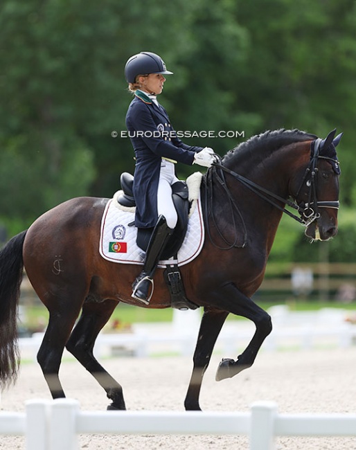 Maria Caetano and Fenix de Tineo at the 2022 CDIO Compiegne :: Photo © Astrid Appels